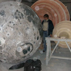 Il Planetario in costruzione