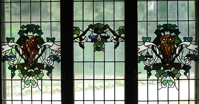 Vetrata artisitica Casina delle Civette Vetrata artisitica Casina delle Civette