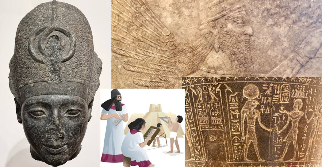 Arte mesopotamica ed egizia al Museo Barracco Collage di immagini di Arte mesopotamica ed egizia al Museo Barracco